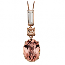 Rose Gold Plated from Swarovski Necklace 
